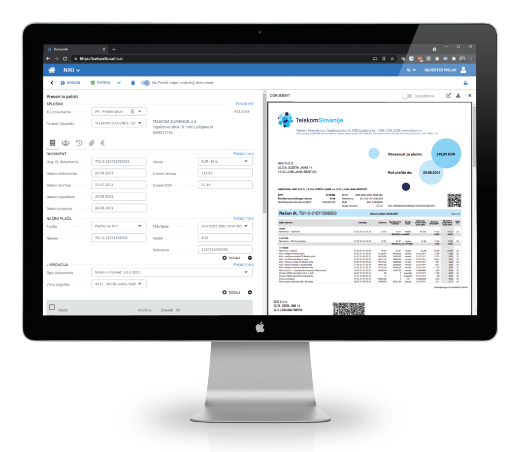 Barbarella na namiznem računalniku