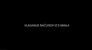 Vlaganje računov iz e-mejla
