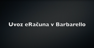 Uvoz eRačuna